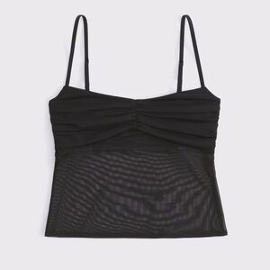 A&F Sweetheart Mesh Cami Top